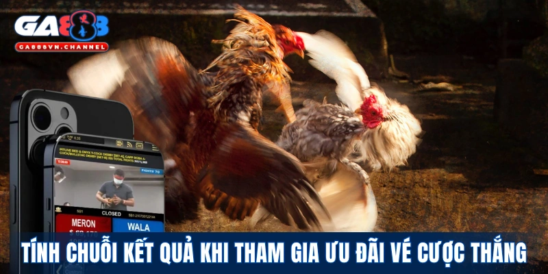 Cách tính chuỗi kết quả khi tham gia ưu đãi vé cược thắng